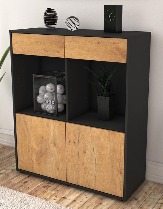 Highboard Joana, Eiche Seite (92x108x35cm) - Dekati GmbH