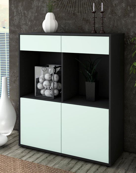 Highboard Joana, Mint Seite (92x108x35cm) - Dekati GmbH