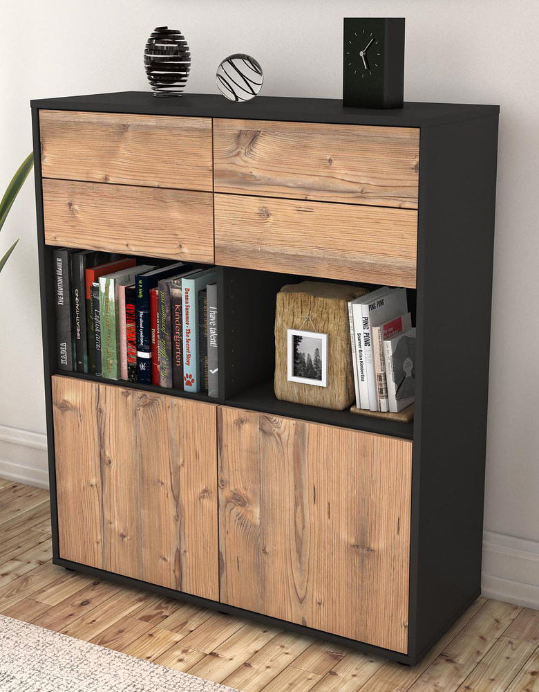 Highboard Joelina, Pinie Seite (92x108x35cm) - Dekati GmbH