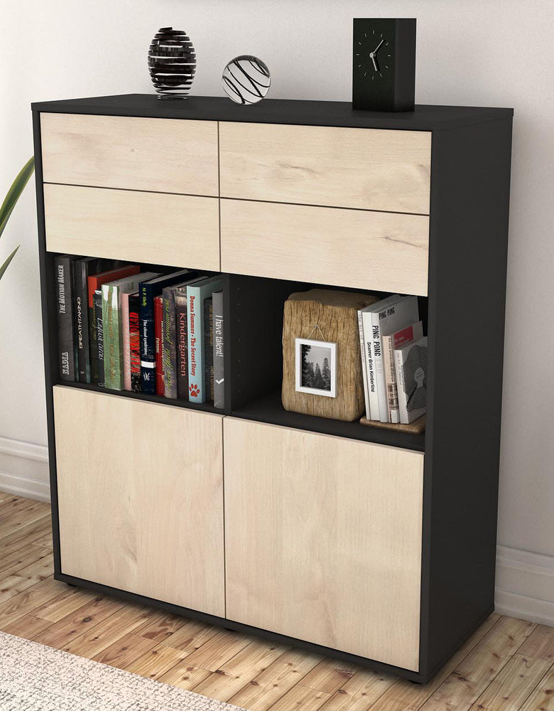 Highboard Joelina, Zeder Seite (92x108x35cm) - Dekati GmbH