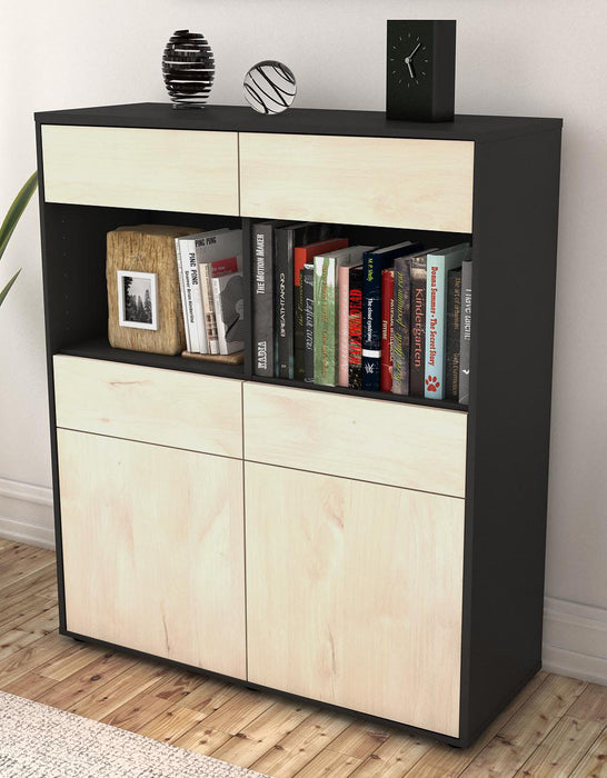 Highboard Jolanda, Zeder Seite (92x108x35cm) - Dekati GmbH