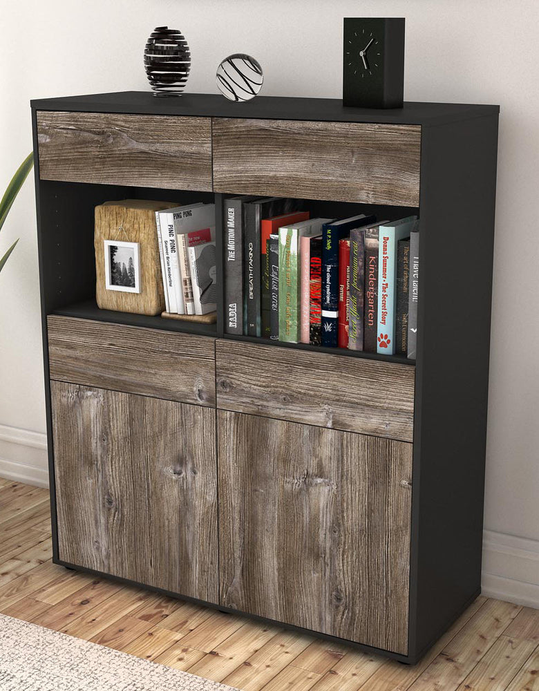 Highboard Jolanda, Treibholz Seite (92x108x35cm) - Dekati GmbH