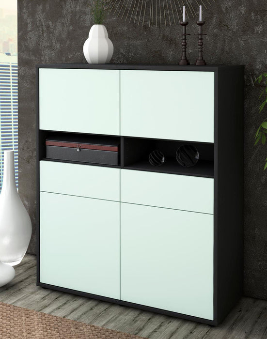 Highboard Josefina, Mint Seite (92x108x35cm) - Dekati GmbH