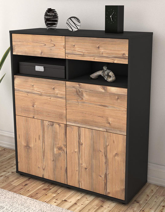 Highboard Juliana, Pinie Seite (92x108x35cm) - Dekati GmbH