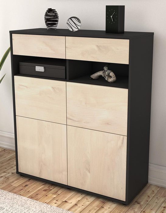 Highboard Juliana, Zeder Seite (92x108x35cm) - Dekati GmbH