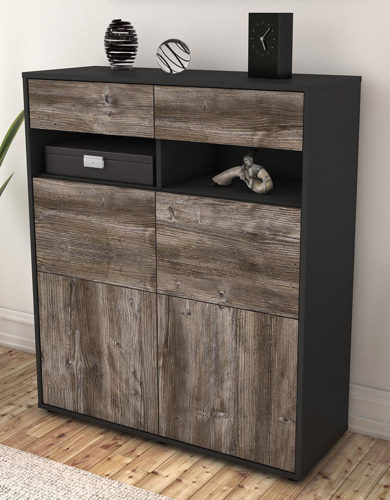 Highboard Juliana, Treibholz Seite (92x108x35cm) - Dekati GmbH