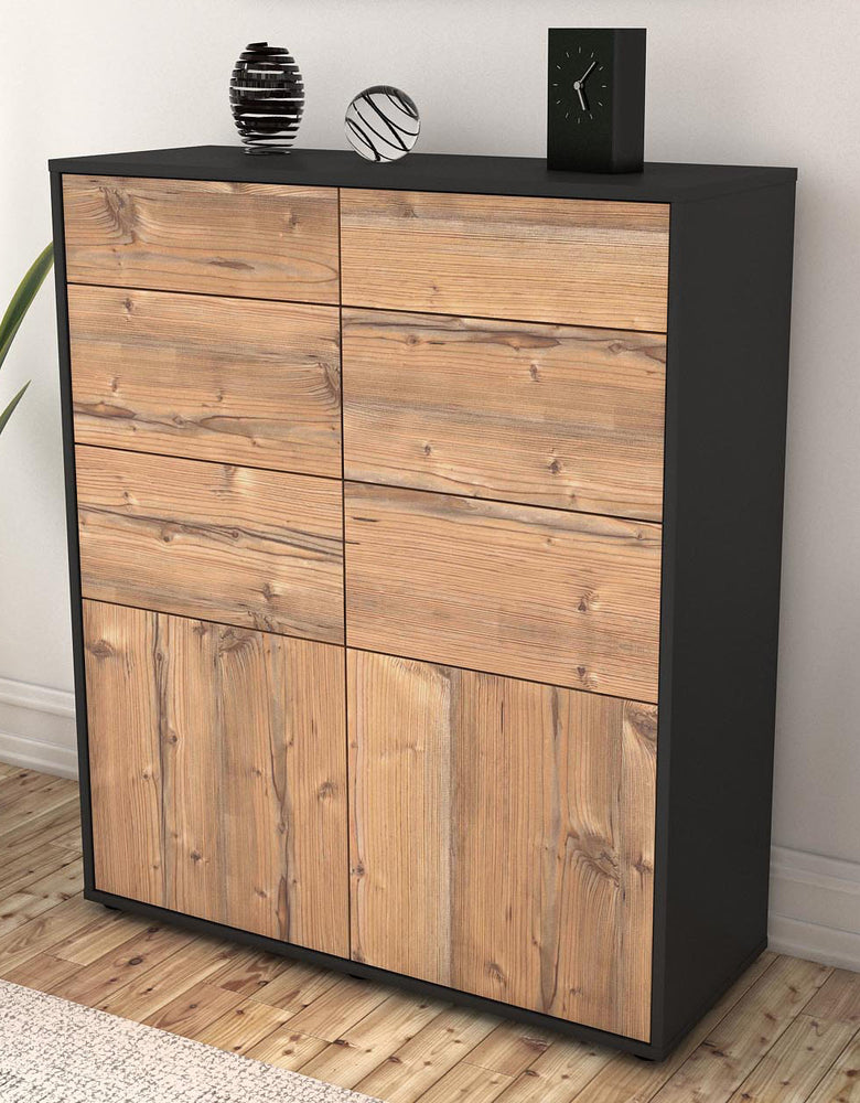 Highboard Katia, Pinie Seite (92x108x35cm) - Dekati GmbH