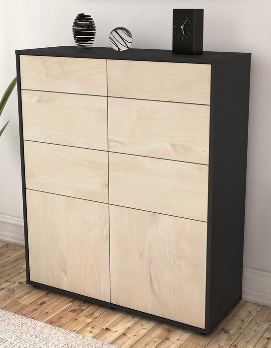 Highboard Katia, Zeder Seite (92x108x35cm) - Dekati GmbH