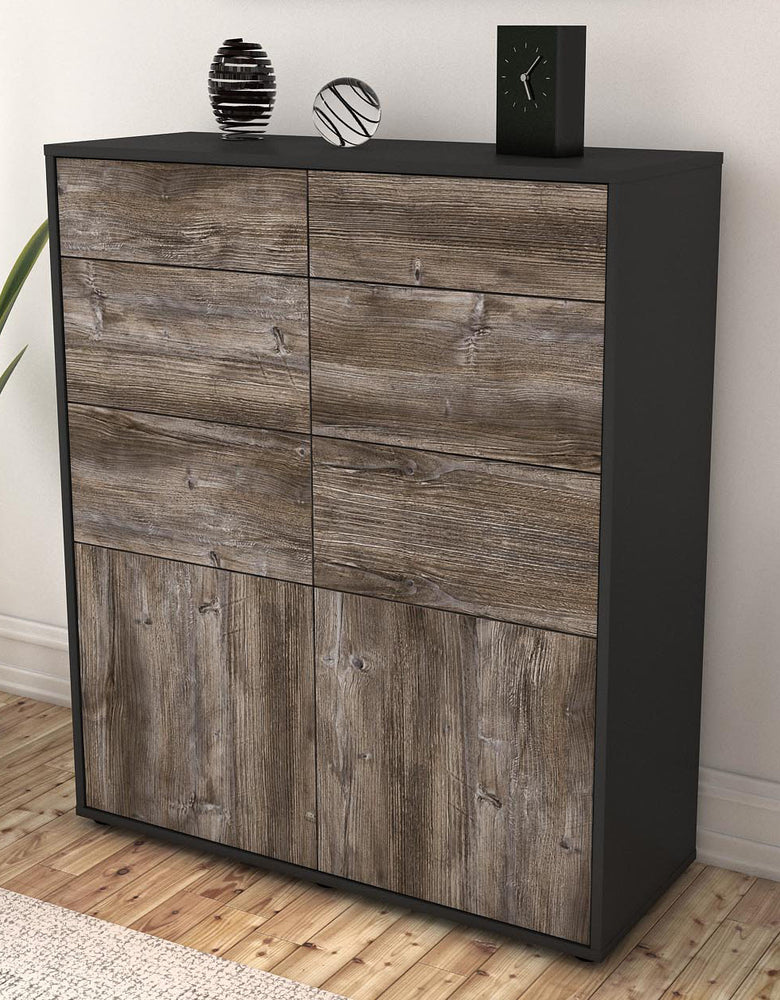 Highboard Katia, Treibholz Seite (92x108x35cm) - Dekati GmbH