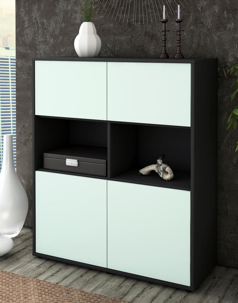 Highboard Katyna, Mint Seite (92x108x35cm) - Dekati GmbH