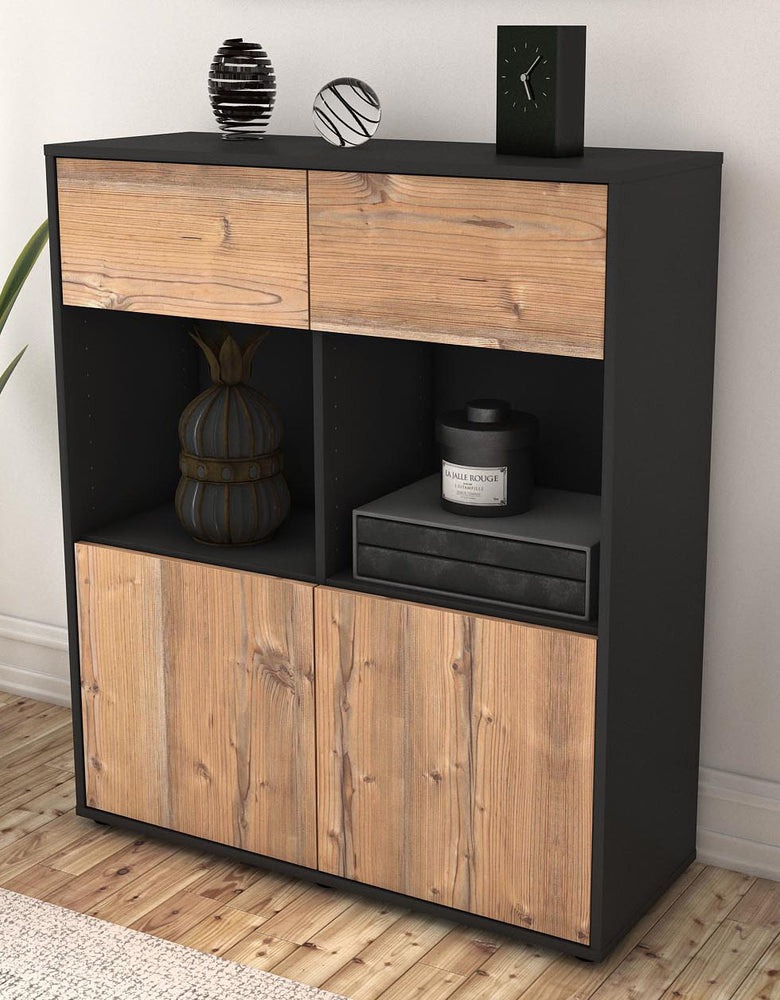 Highboard Ketty, Pinie Seite (92x108x35cm) - Dekati GmbH