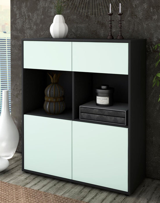 Highboard Ketty, Mint Seite (92x108x35cm) - Dekati GmbH