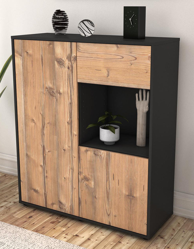 Highboard Larina, Pinie Seite (92x108x35cm) - Dekati GmbH