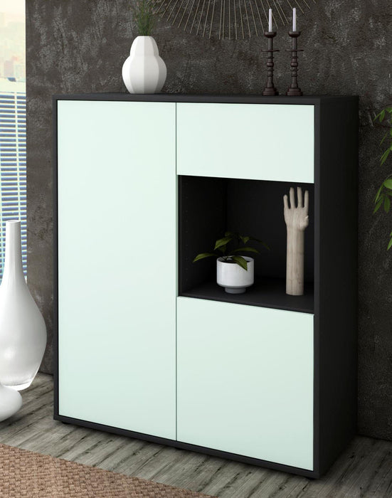 Highboard Larina, Mint Seite (92x108x35cm) - Dekati GmbH