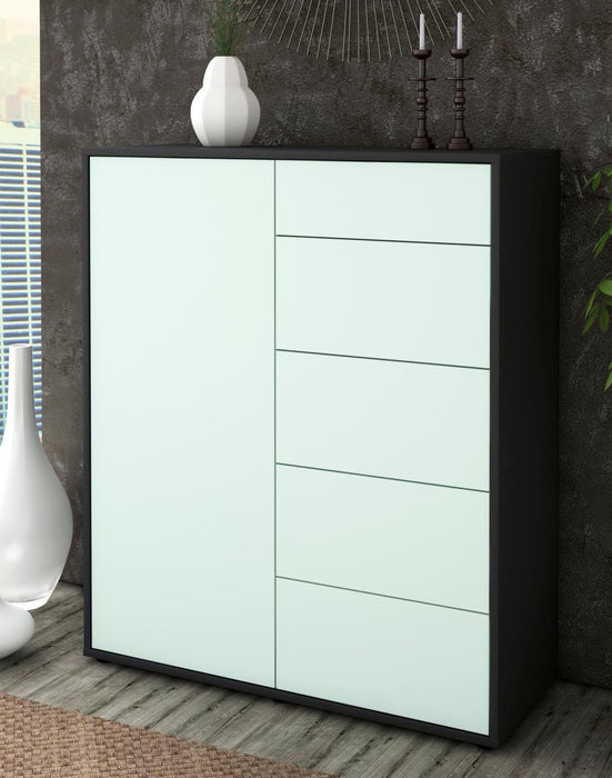 Highboard Laura, Mint Seite (92x108x35cm) - Dekati GmbH