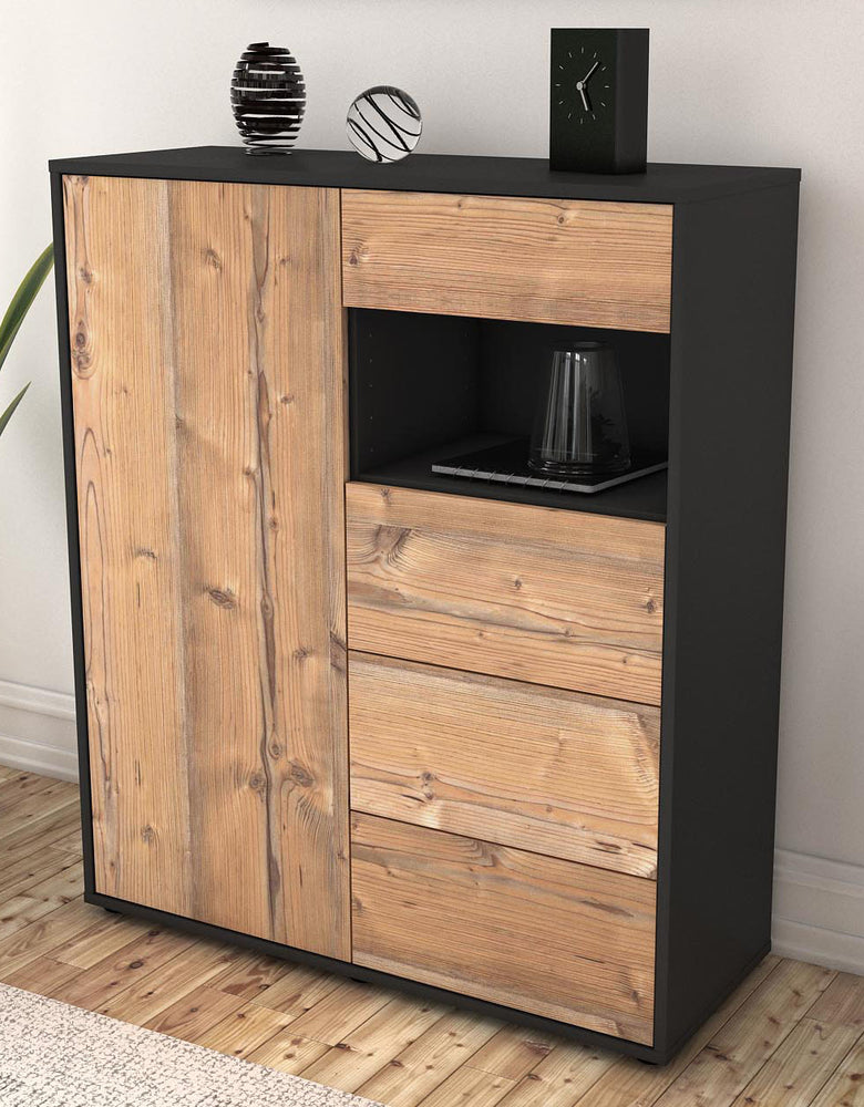 Highboard Lavinia, Pinie Seite (92x108x35cm) - Dekati GmbH