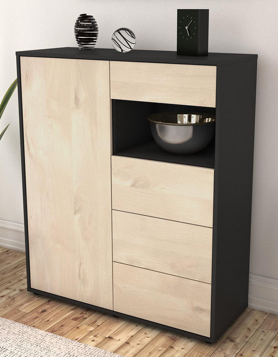 Highboard Lea, Zeder Seite (92x108x35cm) - Dekati GmbH