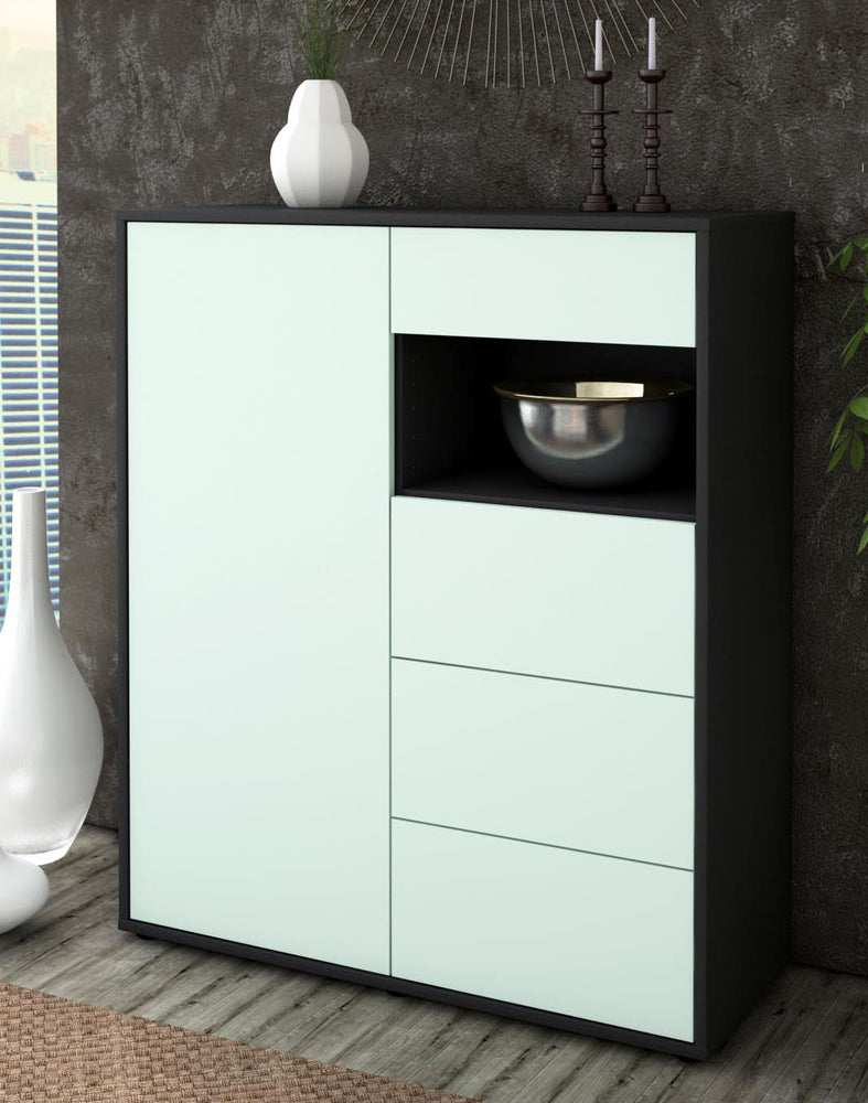 Highboard Lea, Mint Seite (92x108x35cm) - Dekati GmbH