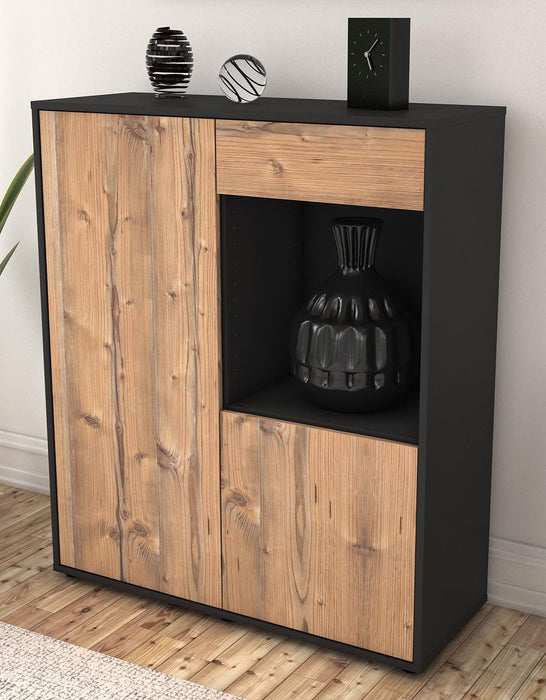 Highboard Lena, Pinie Seite (92x108x35cm) - Dekati GmbH