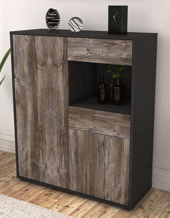 Highboard Leoni, Treibholz Seite (92x108x35cm) - Dekati GmbH