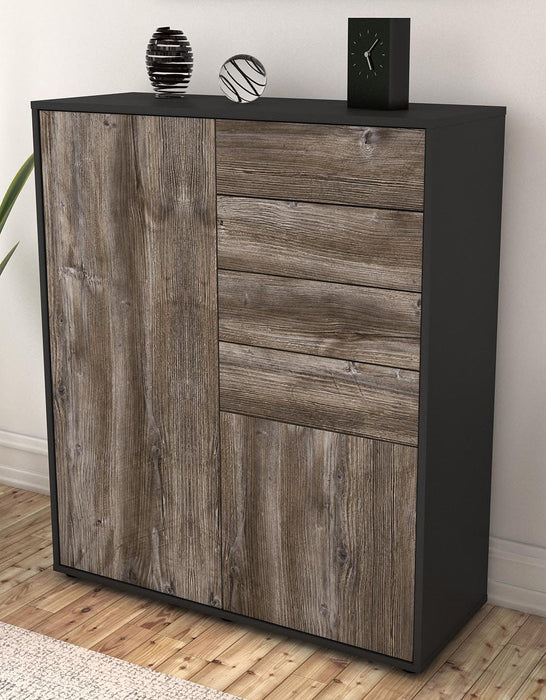 Highboard Leonora, Treibholz Seite (92x108x35cm) - Dekati GmbH