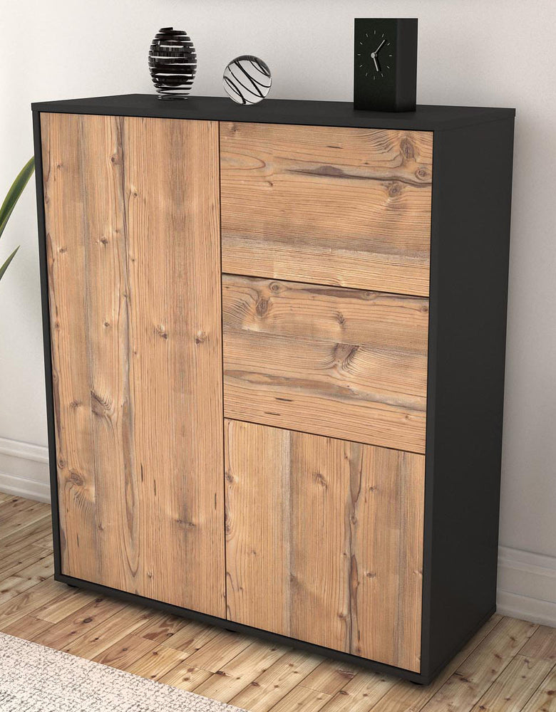 Highboard Letizia, Pinie Seite (92x108x35cm) - Dekati GmbH