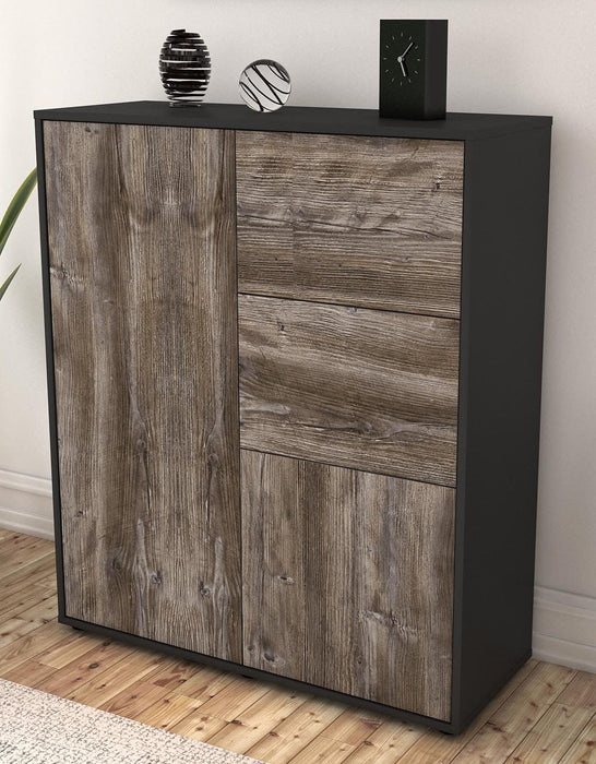 Highboard Letizia, Treibholz Seite (92x108x35cm) - Dekati GmbH