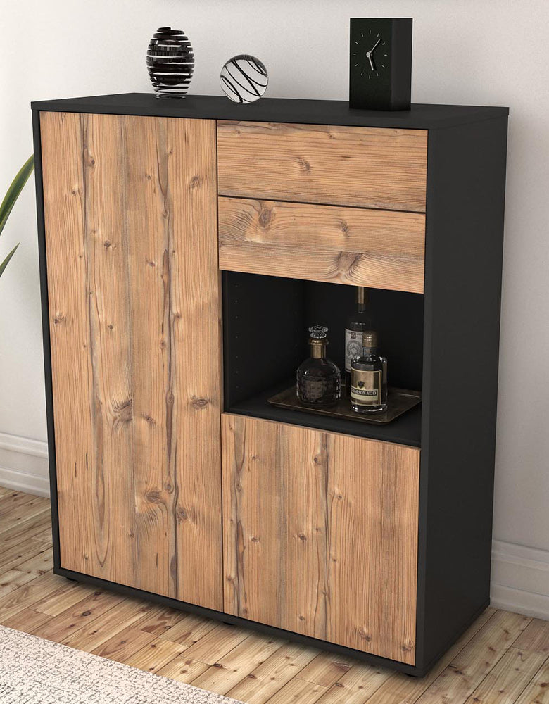 Highboard Lilia, Pinie Seite (92x108x35cm) - Dekati GmbH