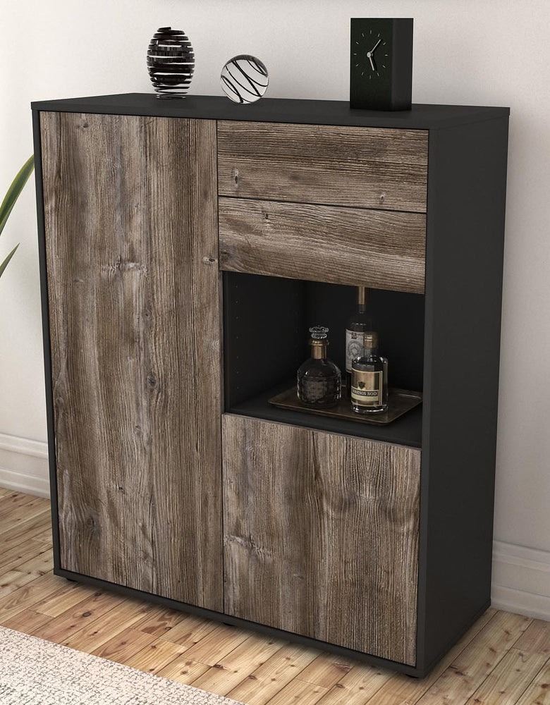 Highboard Lilia, Treibholz Seite (92x108x35cm) - Dekati GmbH