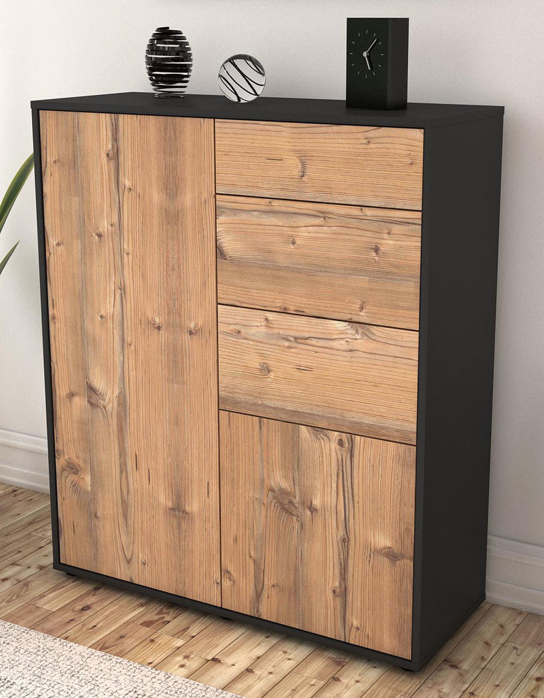 Highboard Linda, Pinie Seite (92x108x35cm) - Dekati GmbH