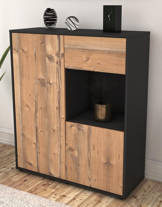 Highboard Lisa, Pinie Seite (92x108x35cm) - Dekati GmbH