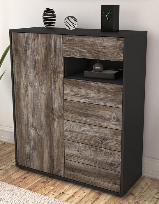 Highboard Lola, Treibholz Seite (92x108x35cm) - Dekati GmbH