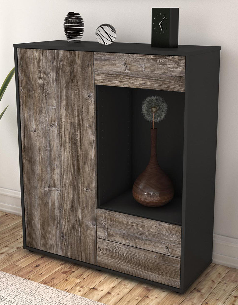 Highboard Lorena, Treibholz Seite (92x108x35cm) - Dekati GmbH