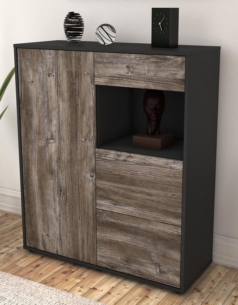 Highboard Lucia, Treibholz Seite (92x108x35cm) - Dekati GmbH