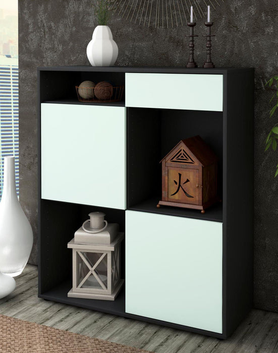 Highboard Luisa, Mint Seite (92x108x35cm) - Dekati GmbH