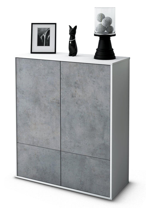 Highboard Ida, Beton Studio (92x108x35cm) - Dekati GmbH