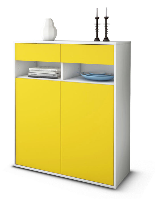 Highboard Ignazia, Gelb Studio (92x108x35cm) - Dekati GmbH