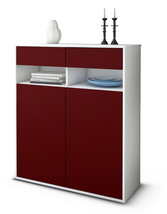 Highboard Ignazia, Bordeaux Studio (92x108x35cm) - Dekati GmbH