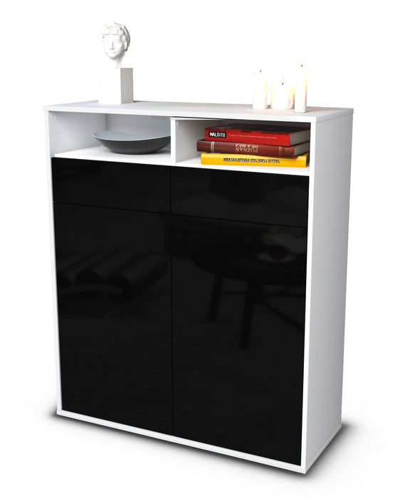 Highboard Ilaria, Schwarz Studio (92x108x35cm) - Dekati GmbH