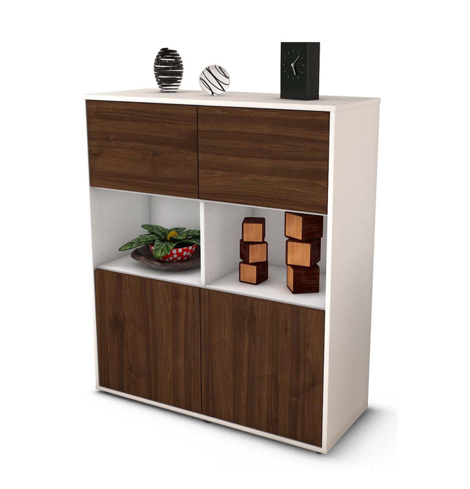 Highboard Ina, Walnuss Studio (92x108x35cm) - Dekati GmbH