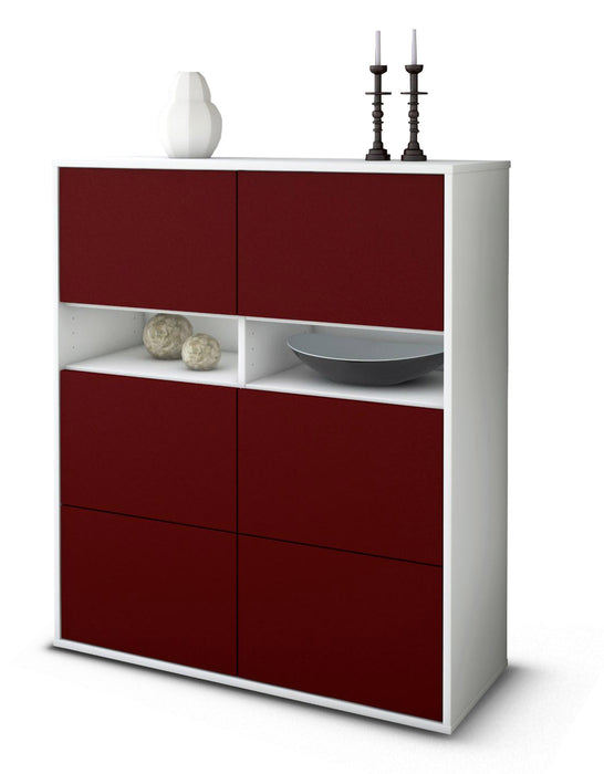 Highboard Jasmin, Bordeaux Studio (92x108x35cm) - Dekati GmbH