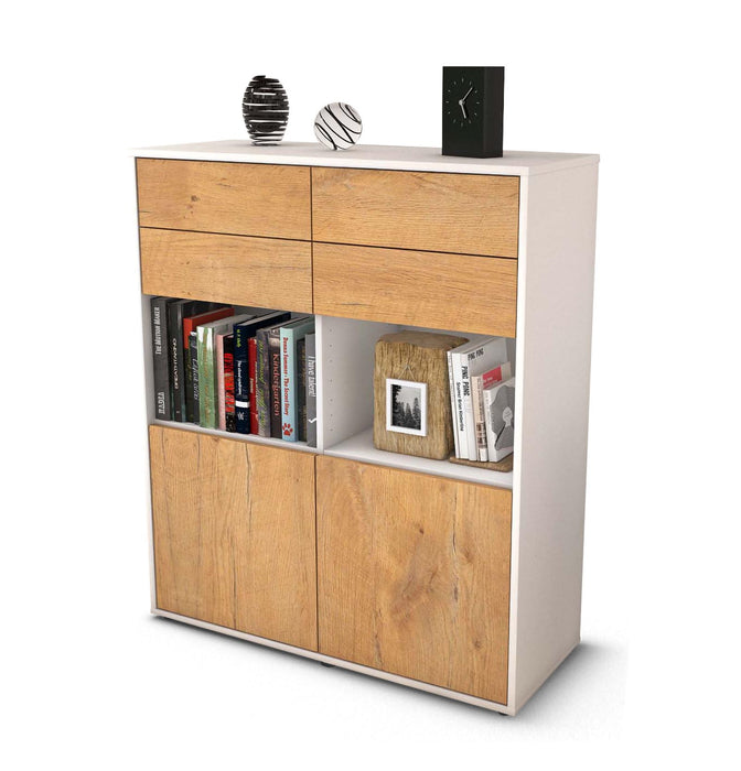 Highboard Joelina, Eiche Studio (92x108x35cm) - Dekati GmbH