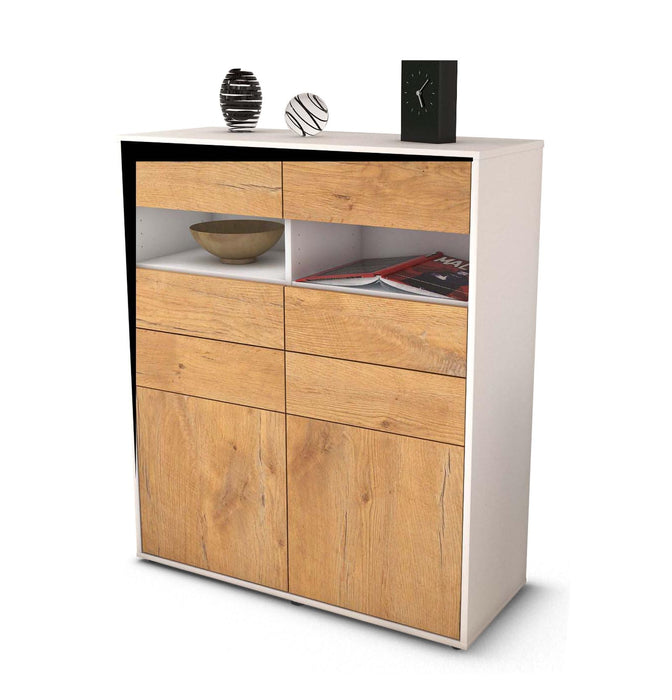 Highboard Jolina, Eiche Studio (92x108x35cm) - Dekati GmbH