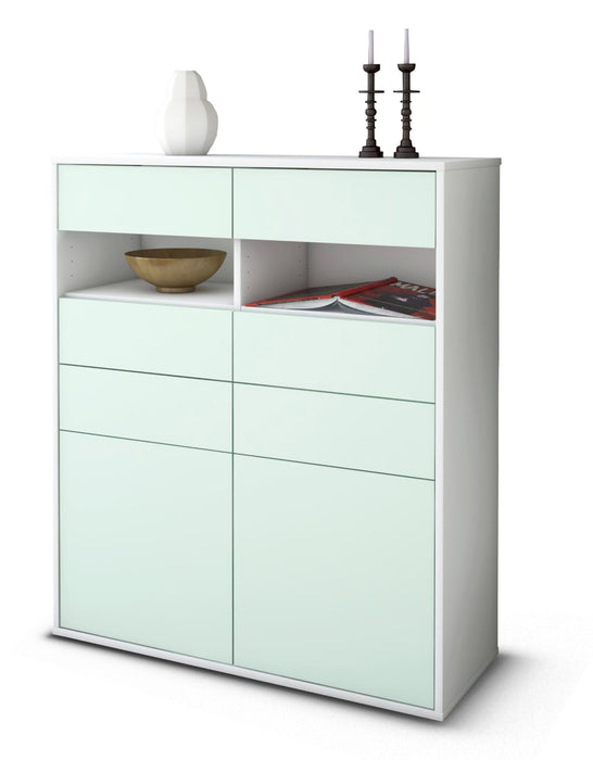 Highboard Jolina, Mint Studio (92x108x35cm) - Dekati GmbH