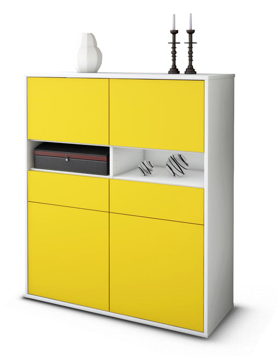 Highboard Josefina, Gelb Studio (92x108x35cm) - Dekati GmbH