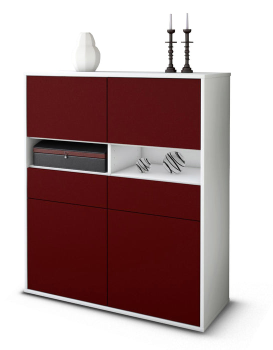 Highboard Josefina, Bordeaux Studio (92x108x35cm) - Dekati GmbH