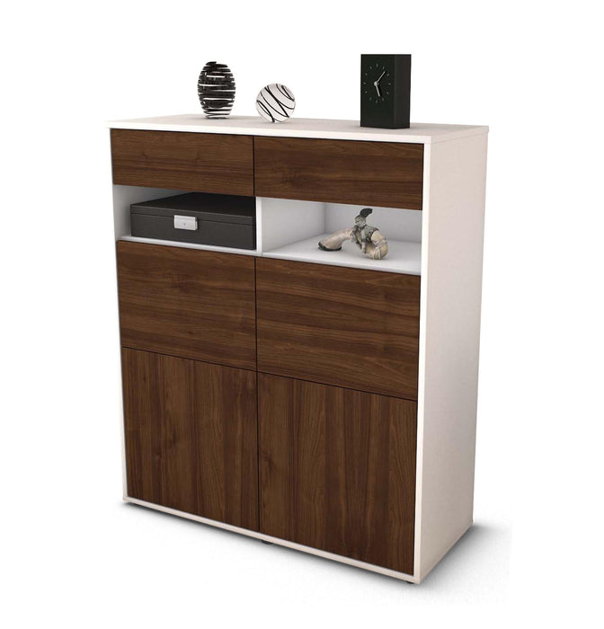 Highboard Juliana, Walnuss Studio (92x108x35cm) - Dekati GmbH