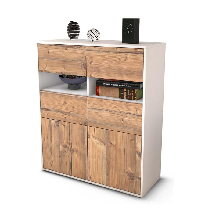 Highboard Karlotta, Pinie Studio (92x108x35cm) - Dekati GmbH