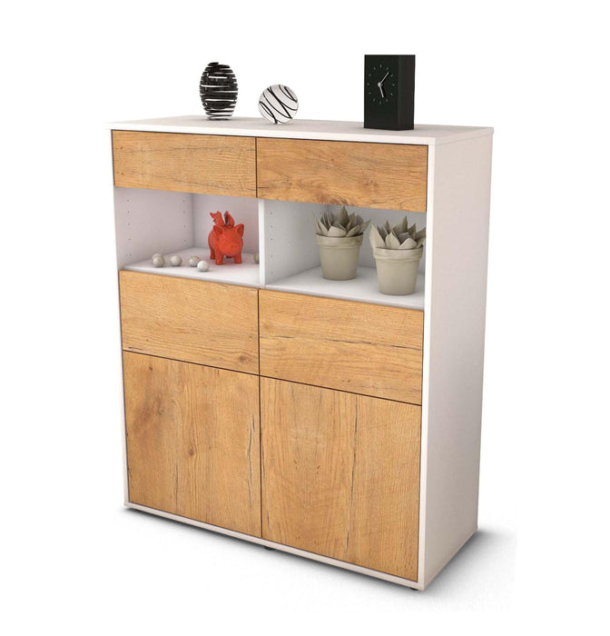 Highboard Karolin, Eiche Studio (92x108x35cm) - Dekati GmbH