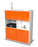 Highboard Katyna, Orange Studio (92x108x35cm) - Dekati GmbH